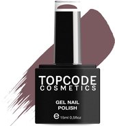 Gellak van TOPCODE Cosmetics - Mauve Taupe - TCKE28 - 15 ml - Gel nagellak