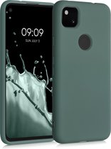 kwmobile telefoonhoesje voor Google Pixel 4a - Hoesje voor smartphone - Back cover in dennengroen