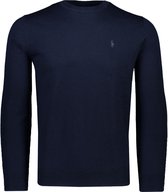 Polo Ralph Lauren  Trui Blauw Getailleerd - Maat XL - Heren - Herfst/Winter Collectie - Wol