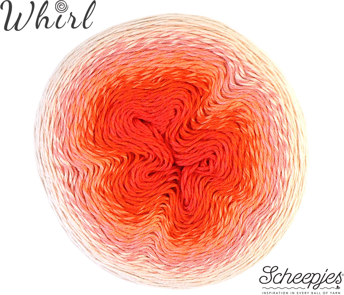 Scheepjes Whirl 1000m - Strawberries & Scream