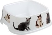 Hega Kattenvoer- En Drinkbak Iml 1,6 Liter 22,6 Cm Wit