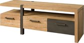 Tv-meubel | lucca | gerecycled teakhout | naturel | 145 x 40 x 55(h) cm