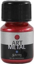 Metaalverf - Lava rood - Art Metal - 30ml