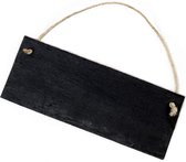 MEMOBORD - ZINAPS SLATE MEMO Board Slate Sign Schrijfbare Memo Board 22 x 8 cm Decoratieve Memo Board Memo Board Sign (WK 02131)