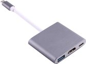 Garpex® USB C Hub 3-poorts - 3-in-1 USB 3.1 Type-C Hub naar USB 3.0 - HDMI - USB C