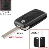 3 Peugeot Key Cover-knoppen