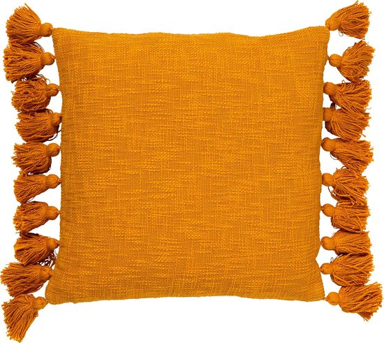Dutch Decor - Coussin décoratif en coton - Ruby 45x45 cm - couleur: pantone Golden Glow
