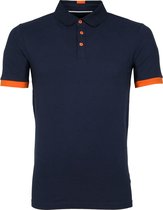 Suitable Polo Fluor Navy - maat M