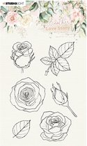 Studio Light Another love story clear stempel Roos nr.1