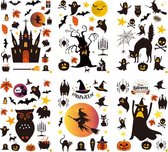 halloween decoratie - raamstickers set van 6 vellen - halloweenversiering - halloween raamsticker - Blijderij