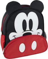 Schoolrugzak Mickey Mouse Rood (25,5 x 30 x 10 cm)
