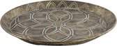 Non-branded Decoratieschaal Agosta 61,5 X 4 Cm Staal Brons