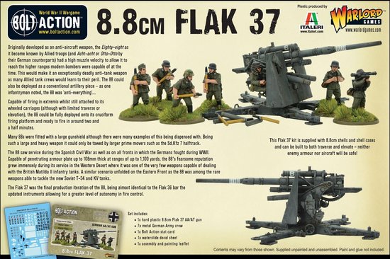 Thumbnail van een extra afbeelding van het spel Flak 37 8.8cm