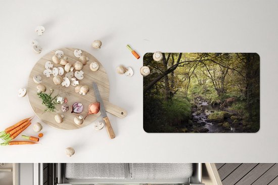 Set de table - Cerf - Arbre - Forêt - 45x30 cm - 6 pièces
