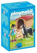 Playset Country Doggy House Playmobil 70136 (7 pcs)