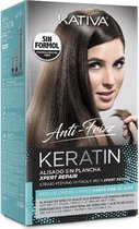 Haarstijlbehandeling Keratin Anti-frizz Post Kativa (3 pcs)