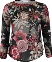 T-shirt in warm tricot met motief