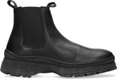 Sacha - Heren - Zwarte leren chelsea boots - Maat 44