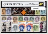 Koningin Beatrix - Typisch Nederlands postzegel pakket & souvenir. Collectie met verschillende postzegels van Koningin Beatrix – kan als ansichtkaart in een A6 envelop - authentiek cadeau - kado - kaart - koningshuis - koningin - queen - oranje