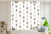 Behang - Fotobehang Kleuren - Illustraties - Patronen - Breedte 280 cm x hoogte 280 cm