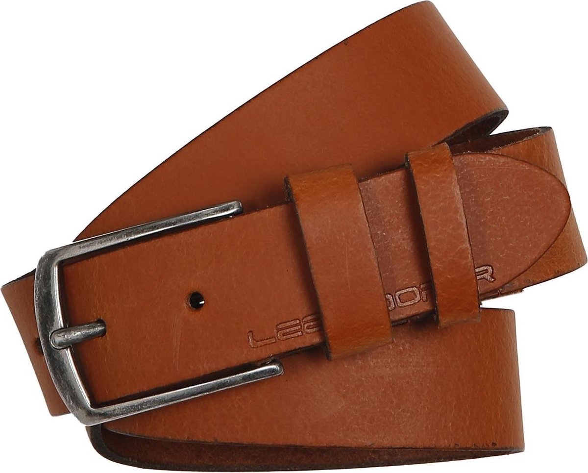 Lederen Riem 35249 - CAMEL - L100