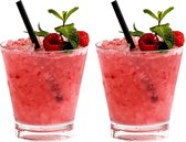 2x Cocktailglas Las Vegas 33cl l Onbreekbare kunststof l Plastic drinkglazen