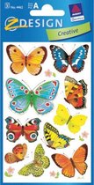 stickers Vlinders junior 7,6 x 12 cm papier 30 stickers