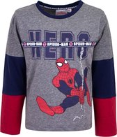 Marvel Spiderman shirt - Lange mouw - HERO - grijs - maat 110/116 (6)