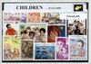 Afbeelding van het spelletje Kinderen – Luxe postzegel pakket (A6 formaat) : collectie van 25 verschillende postzegels van kinderen – kan als ansichtkaart in een A6 envelop - authentiek cadeau - kado - geschenk - kaart - kind - kids - kinderpostzegel - kinderpostzegels