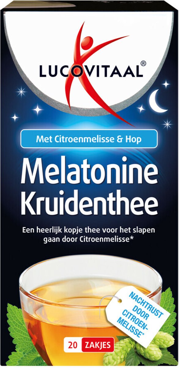Goedkoopste 6x Lucovitaal Thee Melatonine 20 stuks