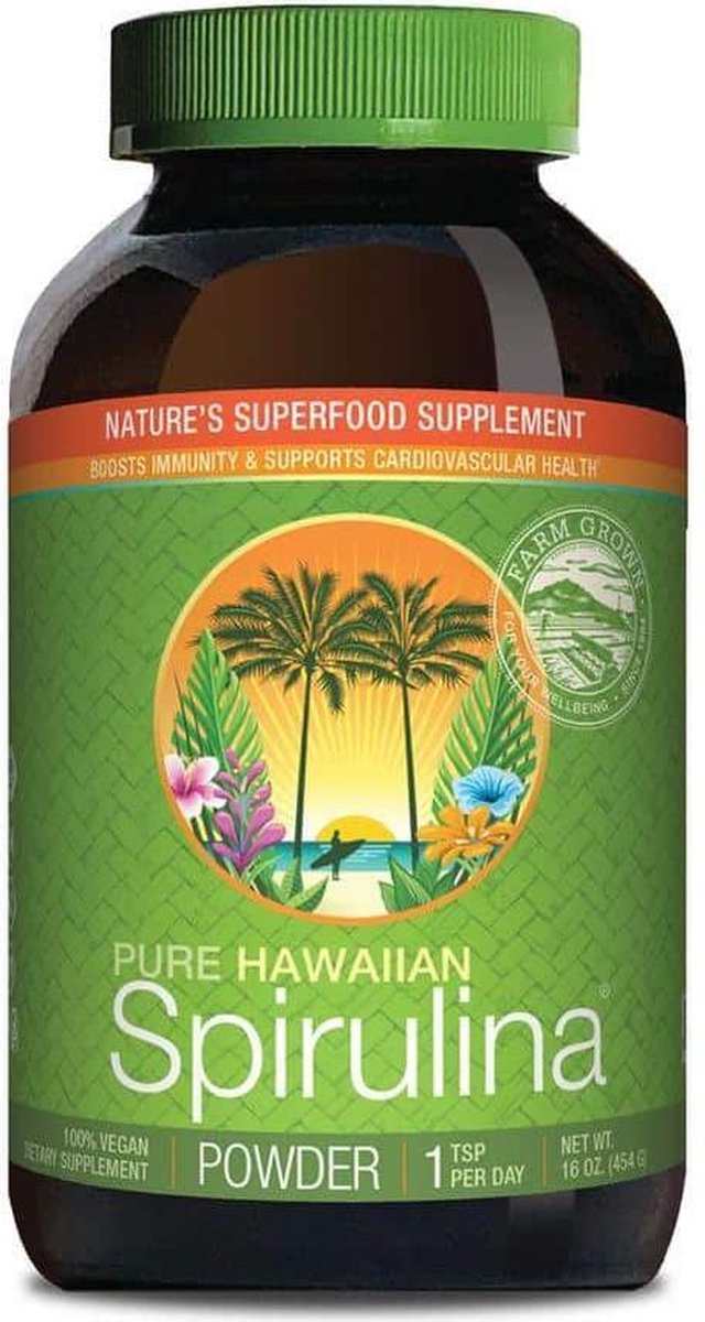 Goedkoopste Spirulina Pacifica Hawaii - Poeder (454 gram) - Nutrex Hawaii