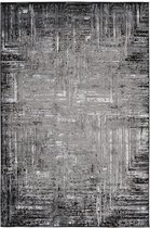 Modern laagpolig vloerkleed Matrix - Grijs - 80x150 cm