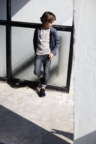Levv jongens vest Ritchie Grey Stone