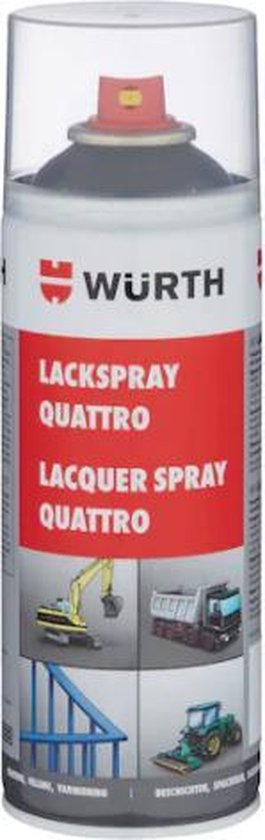 Foto: Wurth lakspray quattro gitzwart 400 ml