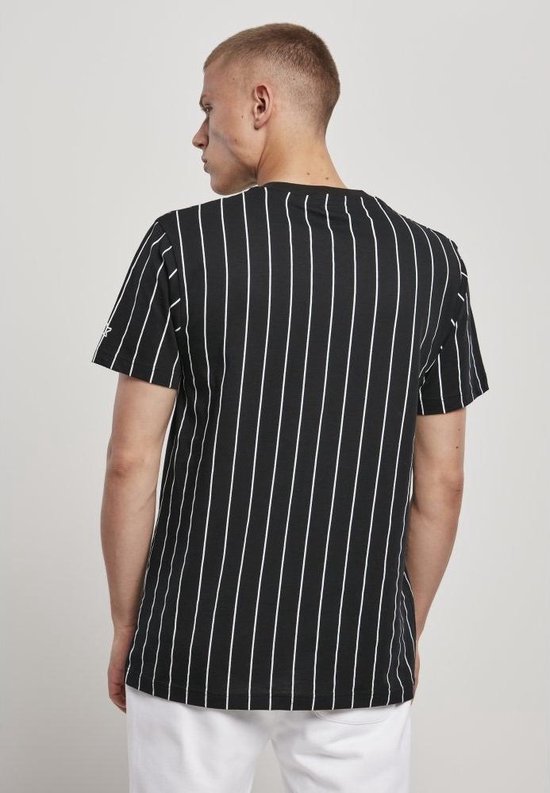 Starter Heren Tshirt S Pinstripe Jersey Zwart