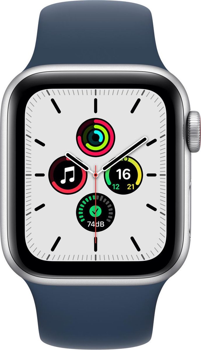 Afbeelding 2 van Apple Watch SE 2021 - 40mm - 4G - GPS - Zilver
