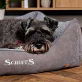 Scruffs Thermal Box Bed - Warme Hondenmand voor Koude Dagen met Superzachte Fleece hoes - Kleur: Grijs, Maat: Small