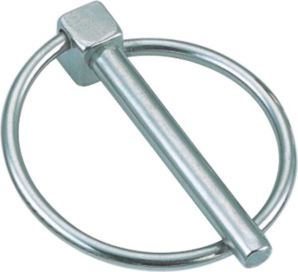 Borgpen met ring 7,4 mm RVS-316