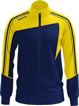 Masita | Trainingsjack Heren - Forza trainingsvest - Ademend en Licht Sportvest - NAVY/YELLOW - L