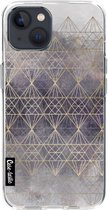 Casetastic Apple iPhone 13 Hoesje - Softcover Hoesje met Design - Cold Diamonds Print