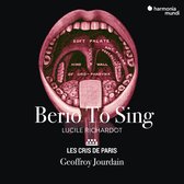 Les Cris De Paris Geoffroy Jourdain - Berio To Sing (CD)