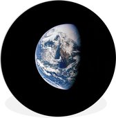 WallCircle - Wandcirkel ⌀ 60 - Aarde - Ruimte - Nasa - Ronde schilderijen woonkamer - Wandbord rond - Muurdecoratie cirkel - Kamer decoratie binnen - Wanddecoratie muurcirkel - Woonaccessoires