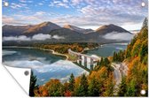 Tuinposter - Tuindoek - Tuinposters buiten - Duitsland - Water - brug - 120x80 cm - Tuin