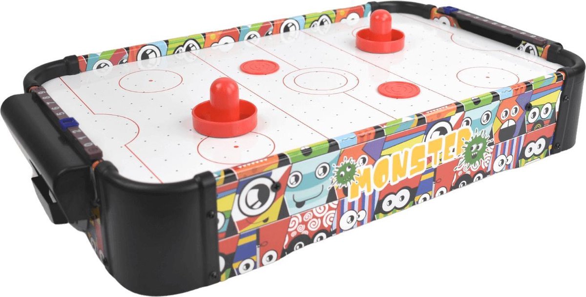 Air Hockeytafel - speelgoed - kinderen - 50 cm - monster thema - Mec