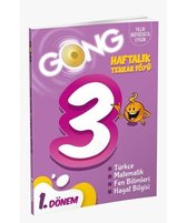 Gong 3. Sınıf 1. Dönem Haftalık Tekrar Föyü