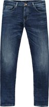 Cars Jeans Heren BATES DENIM Skinny Fit DARK USED - Maat 36/32