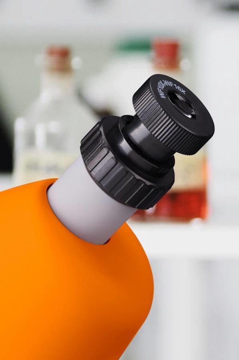 Bresser Junior Microscoop - Vergroting 40x-640x - Incl. Koffer, Preparaten en Accessoires — afbeelding 3