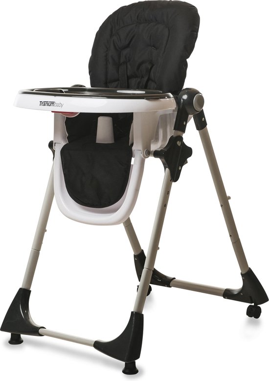Titaniumbaby Kinderstoel de Luxe - Zwart