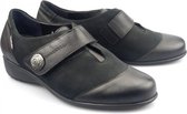 Mobils by Mephisto SAGA lederen/nubuck schoenen voor dames zwart EXTRA BREED *AANBIEDING*