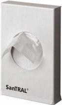 Santral RVS dameshygiene plastic zakjes dispenser Wit